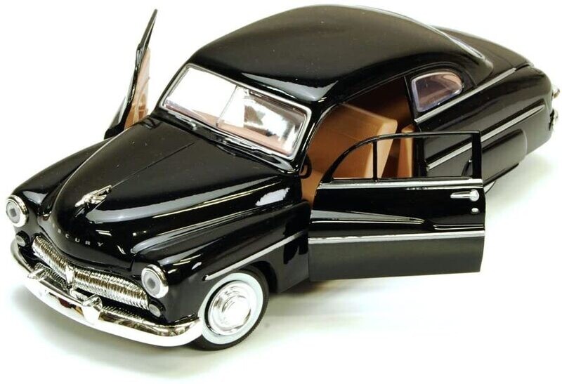 1:24 Ford Mercury Eight Coupe 1949 Negro Motor Max C Caja