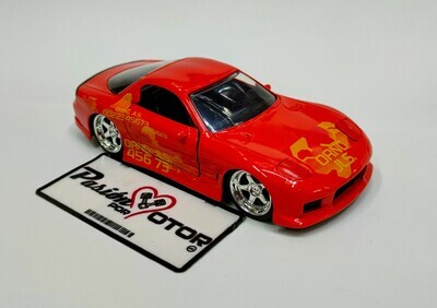 5 Pulgadas / 1:33 Mazda RX-7 Coupe 1993 JLS Rápido y Furioso 2 JADA TOYS 01790 5 Pulgadas / 1:33 Mazda RX-7 Coupe 1993 JLS Rápido y Furioso 2 JADA TOYS 01790
