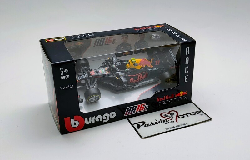 1:43 Red Bull Racing RB16B Honda Formula 1 2021 #11 Sergio ¨ Checo ¨ Perez BBURAGO Race F1