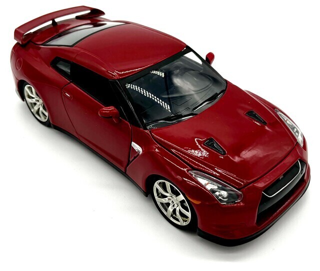 1:24 Nissan GT-R R35 Coupe 2009 Rojo Jada Toys Big Time Kustoms Display a Granel