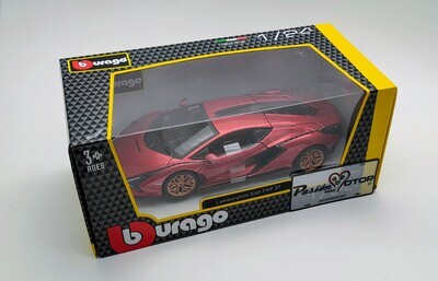 1:25 Lamborghini Sian FKP 37 Coupe 2019 Rojo BBURAGO 1:24 02754