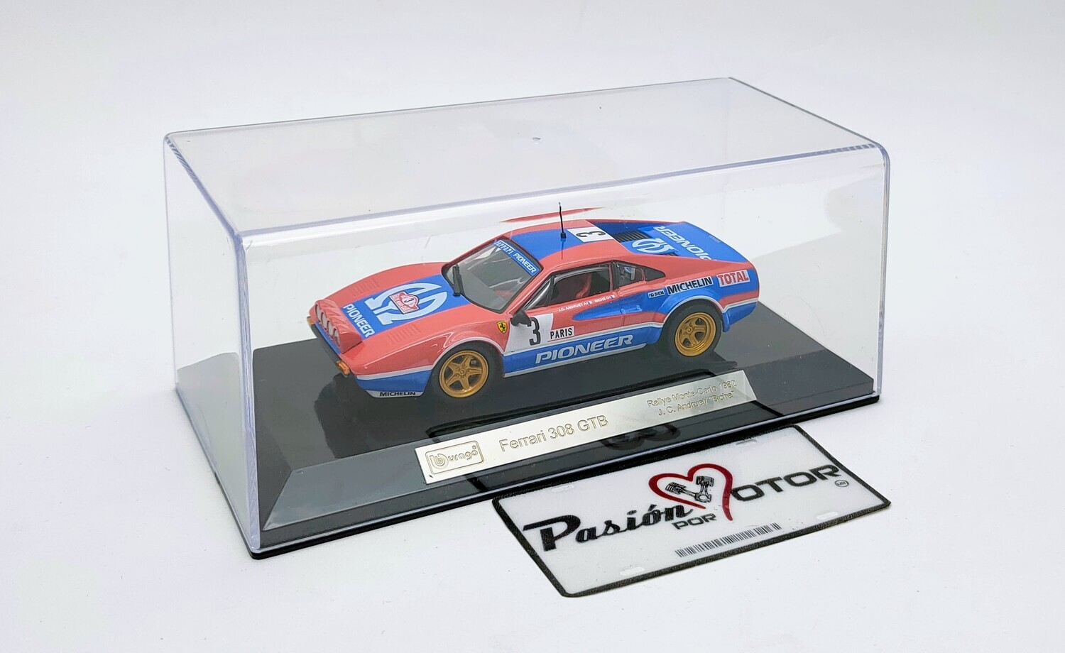 1:43 Ferrari 308 GTB Coupe Rallye Monte-Carlo 1982 #3 J.C.Andruet - Bichie BBURAGO Racing