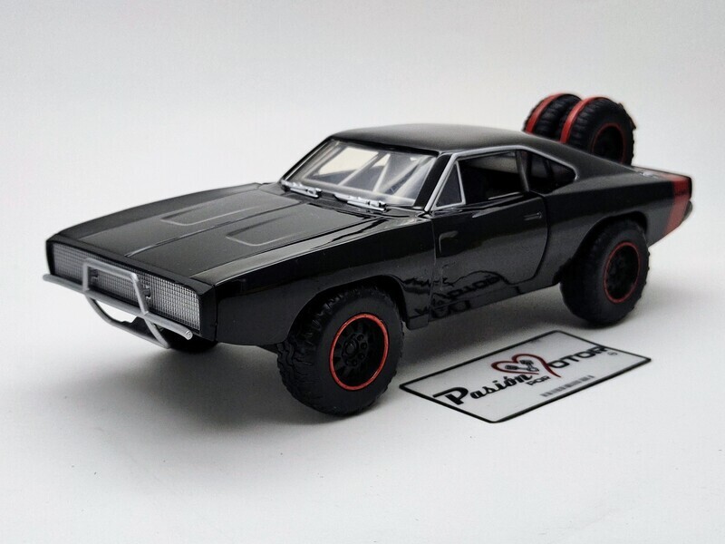 1:24 Dodge Charger Coupe 1970 Negro Off Road ¨ El Diablo ¨ Dom´s Toretto Rápido y Furioso 7 JADA TOYS