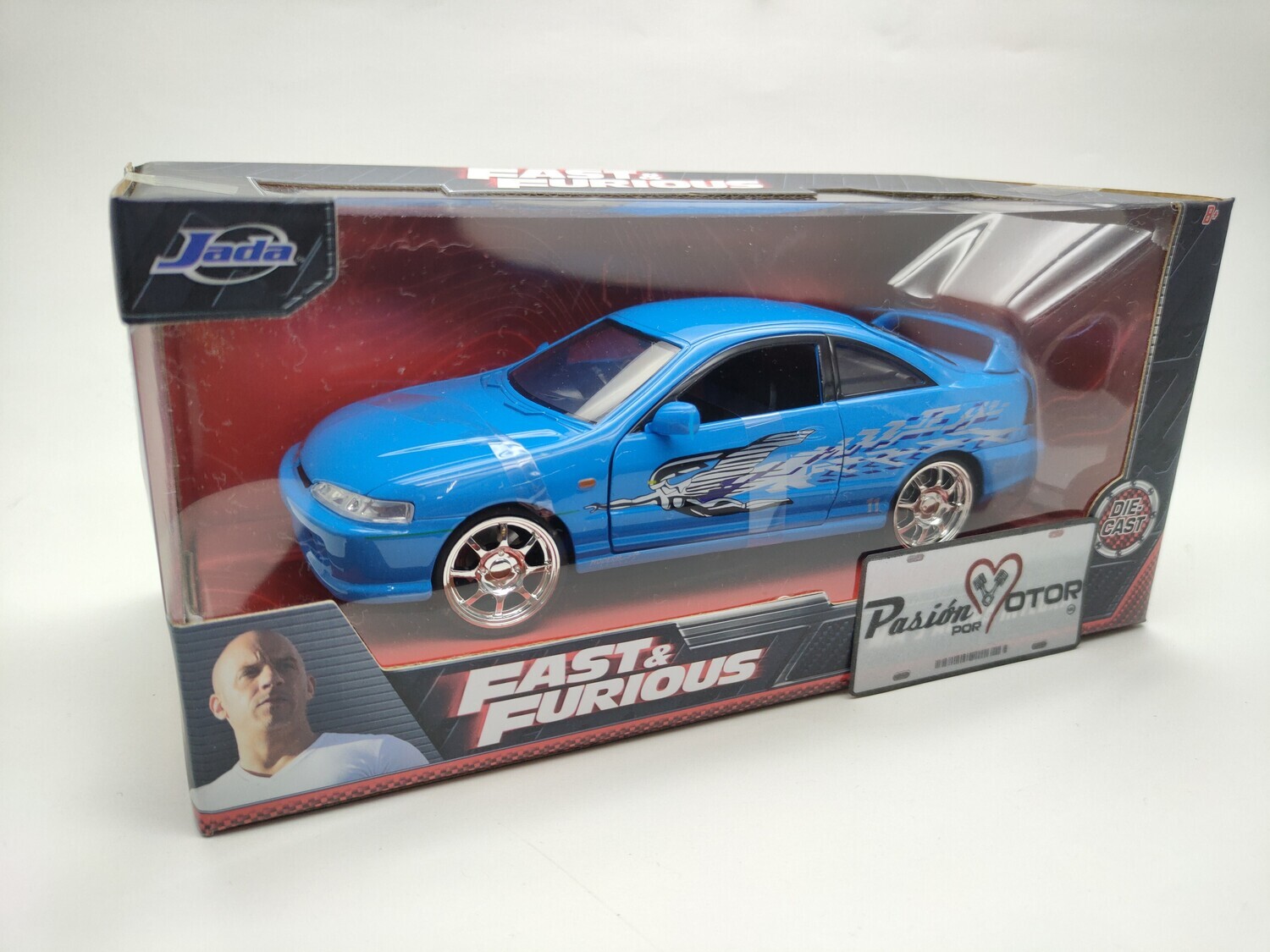 1:24 Acura Integra Coupe 1995 Azul Mia´s Toretto Jada Toys Rapido y Furioso 1 Con Caja