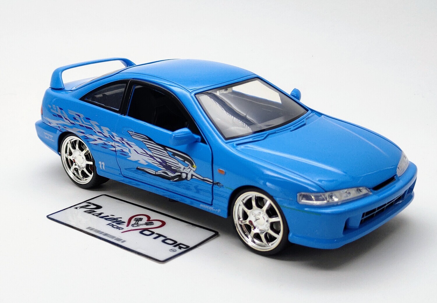 1:24 Acura Integra Coupe 1995 Azul Mia´s Toretto JADA TOYS Rapido y Furioso 1