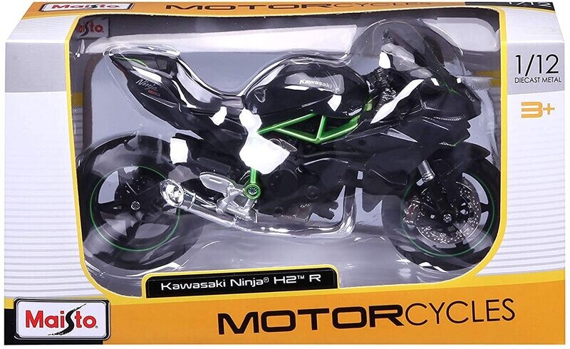 1:12 Kawasaki Ninja H2R 2019 Negro Maisto Motorcycles