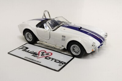 5 Pulgadas / 1:32 Shelby Cobra 427 S/C Roadster 1965 Blanco KINSMART Display a Granel 02783