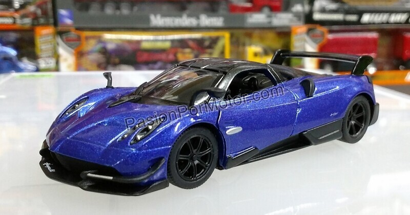5 Pulgadas / 1:38 Pagani Huayra BC Coupe 2016 Azul KINSMART En Display a Granel 04537