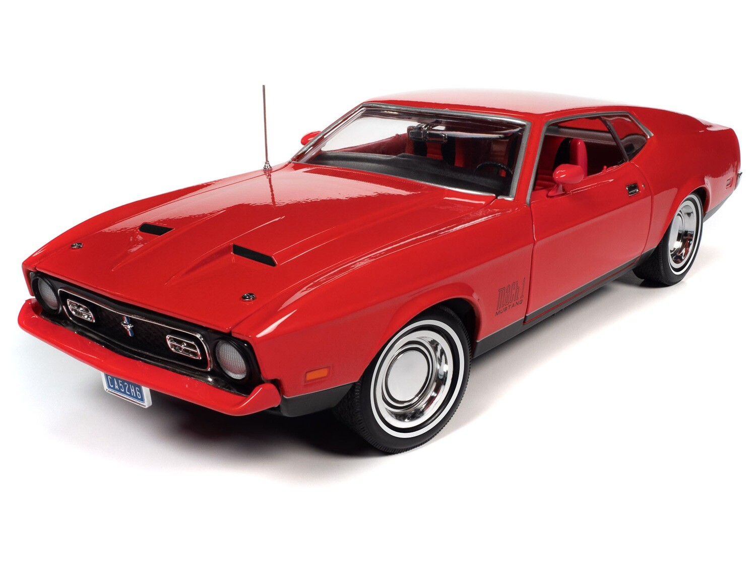 1:18 Ford Mustang Mach 1 1971 Rojo Auto World