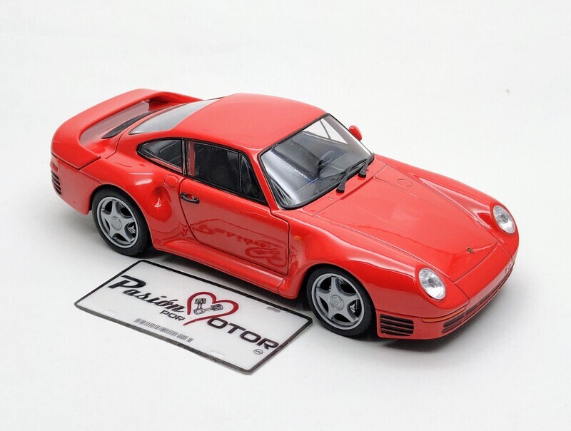 1:24 Porsche 959 Coupe 1986 Rojo Welly en caja