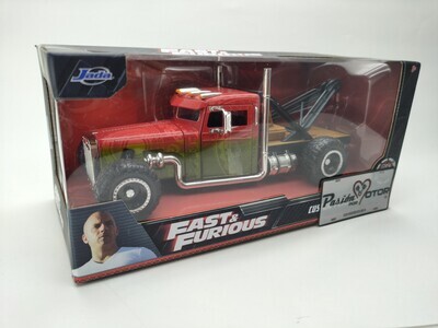 1:32 Peterbilt Model 358 1967 Grua Custom Rapido y Furioso Hobbs &amp; Shaw JADA TOYS 1:24 01248