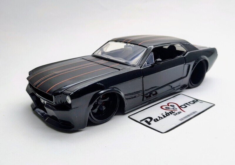 1:24 Ford Mustang Coupe Hard Top 1965 Jada Toys Big Time Muscle Con Caja