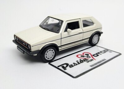 5 Pulgadas / 1:34 Volkswagen Golf GTi A1 Hatchback 1983 Blanco WELLY Display a Granel Caribe MK1 1:32 00791