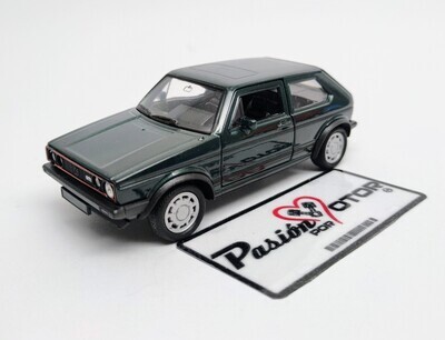 5 Pulgadas / 1:34 Volkswagen Golf GTi A1 Hatchback 1983 Verde WELLY Display a Granel Caribe MK1 1:32 03165