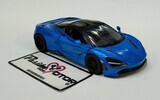 5 Pulgadas / 1:36 McLaren 720S Coupe 2017 Azul KINSMART Display a Granel 1:32