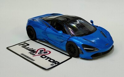 5 Pulgadas / 1:36 McLaren 720S Coupe 2017 Azul KINSMART Display a Granel 1:32 01863