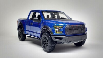 1:24 Ford F-150 Raptor Super Cab Pick Up 2017 Azul MAISTO SE