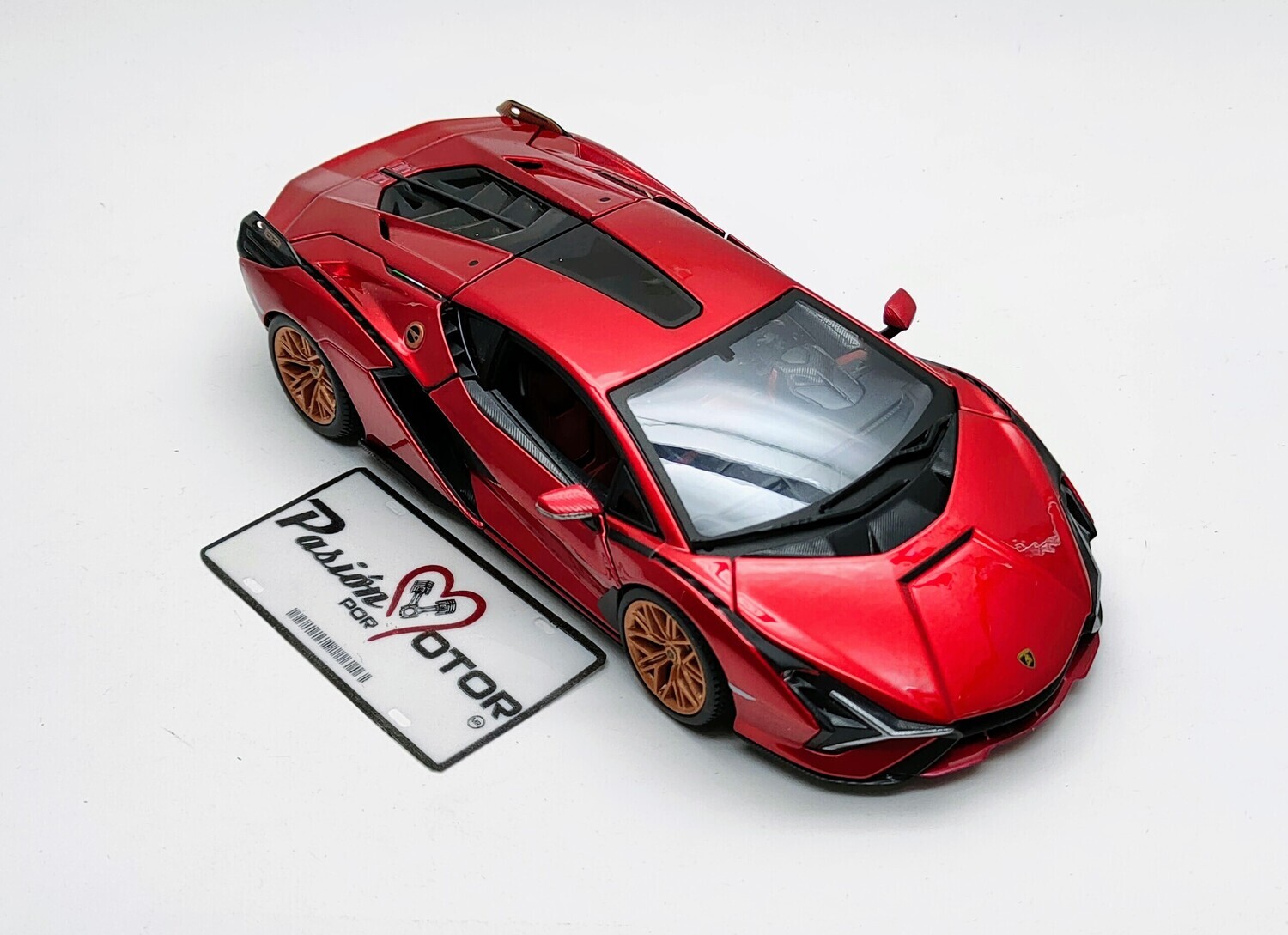 1:25 Lamborghini Sian FKP 37 Coupe 2019 Bburago Con Caja 1:24