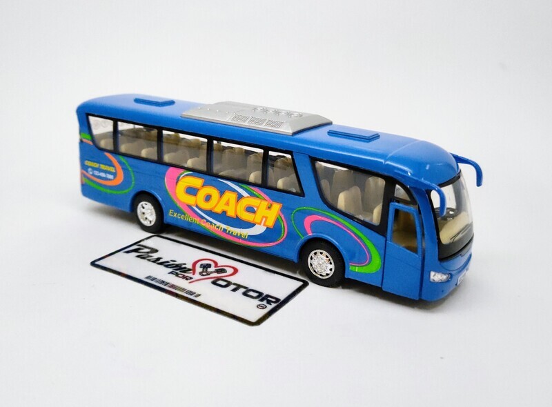 1:68 Irizar PB 2001 Autobus Coach Azul KINSFUN 1:64 Display a Granel