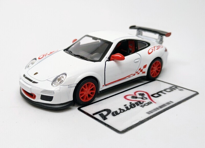 5 Pulgadas / 1:36 Porsche 911 (997) GT3 RS Coupe 2010 Blanco KINSMART En Display a Granel 1:32 00245