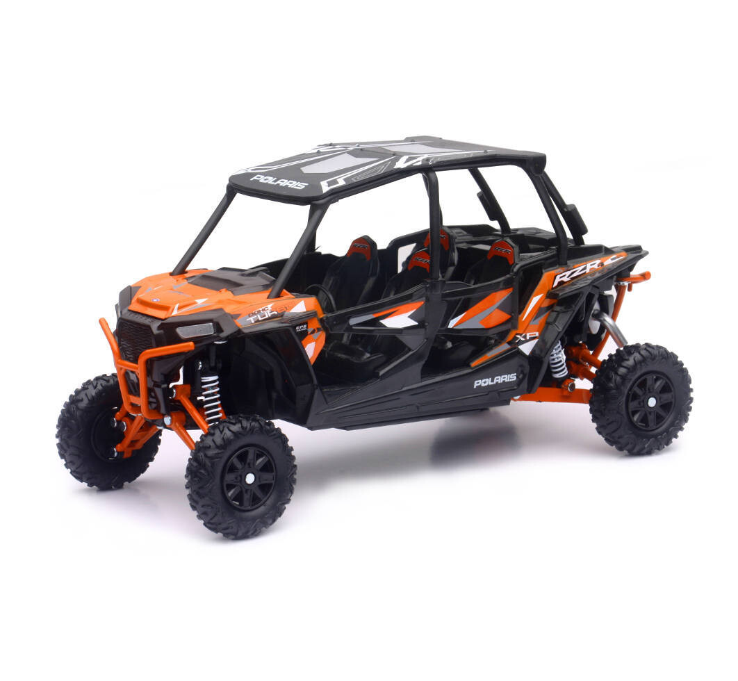1:18 Polaris RZR XP Turbo Eps UTV 2018 Naranja con graficos NEW RAY 01846