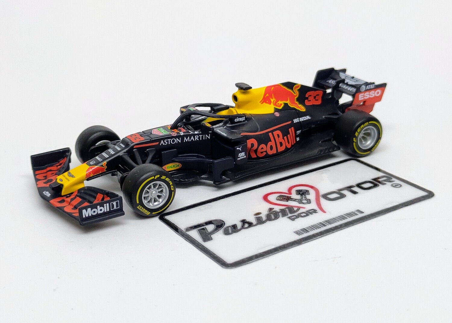 1:43 Red Bull Racing Aston Martin RB15 Monoplaza Formula 1 2019 Bburago Race F1