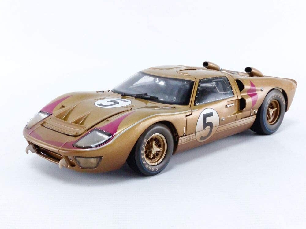 1:18 Ford GT-40 MK II Coupe Holman & Moody #5 1966 Cobre Dirty Shelby Collectibles Cars Legend Series Le Mans