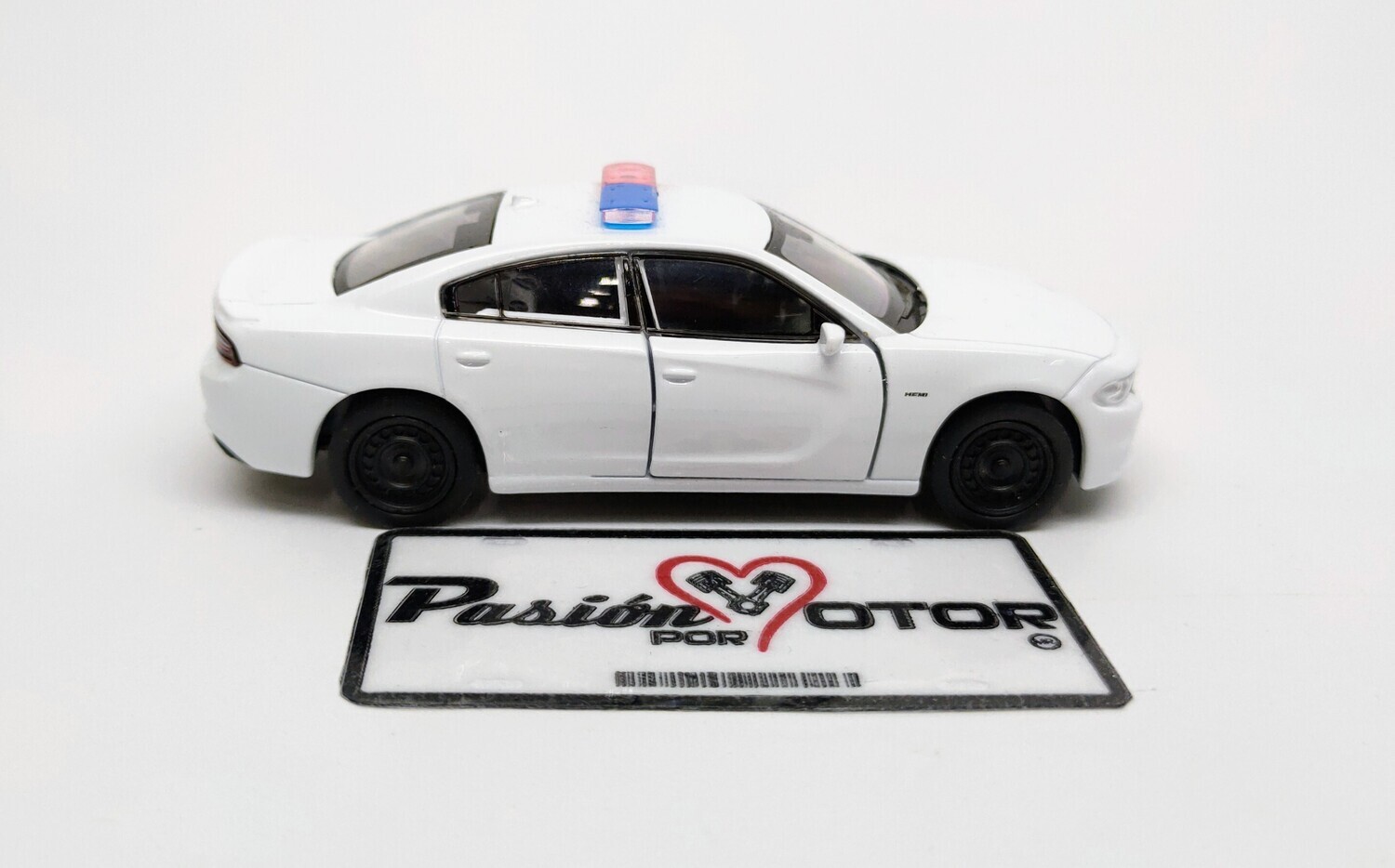 1:43 Dodge Charger R/T 2016 Pursuit Police Patrulla Welly En Display a Granel