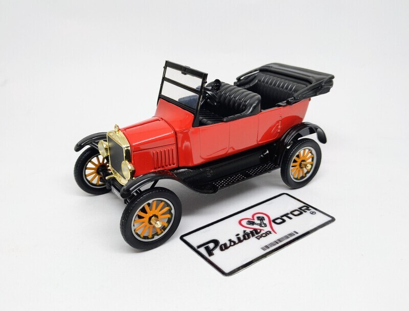 1:24 Ford Model T Touring 1925 Open Top Rojo MOTOR MAX Platinum Carcacha 04592