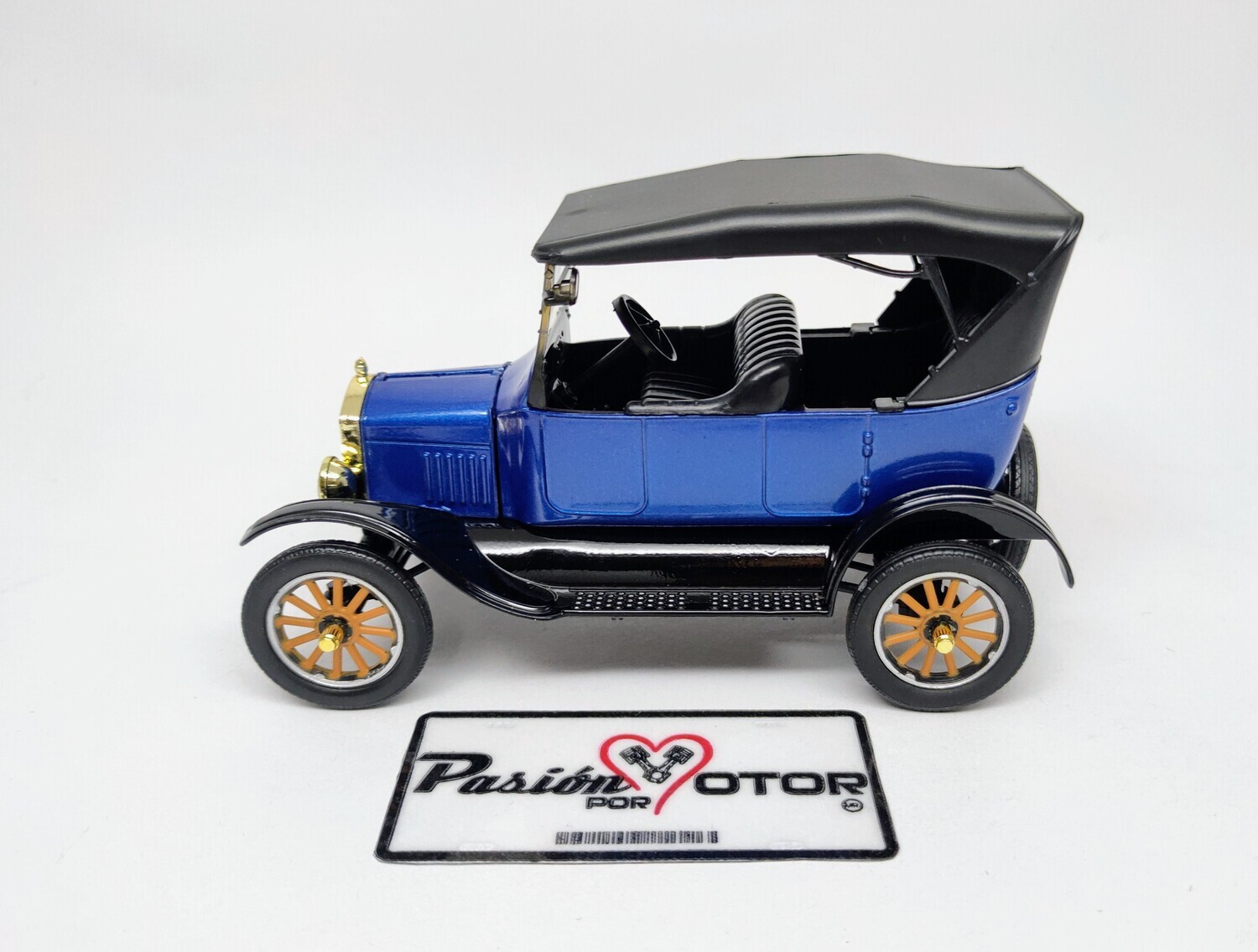 1:24 Ford T Touring 1925 Motor Max Platinum Carcacha C Caja