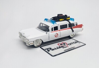 5 Pulgadas / 1:48 Ecto 1 Ghostbusters Cadillac Ambulance Cazafantasmas JADA TOYS Hollywood Rides 1:32 01224
