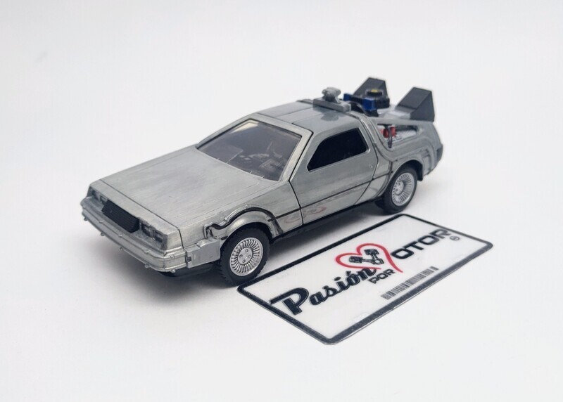 5 Pulgadas / 1:32 DMC DeLorean Coupe 1981 Time Machine Volver al Futuro 1 Back To The Future JADA TOYS