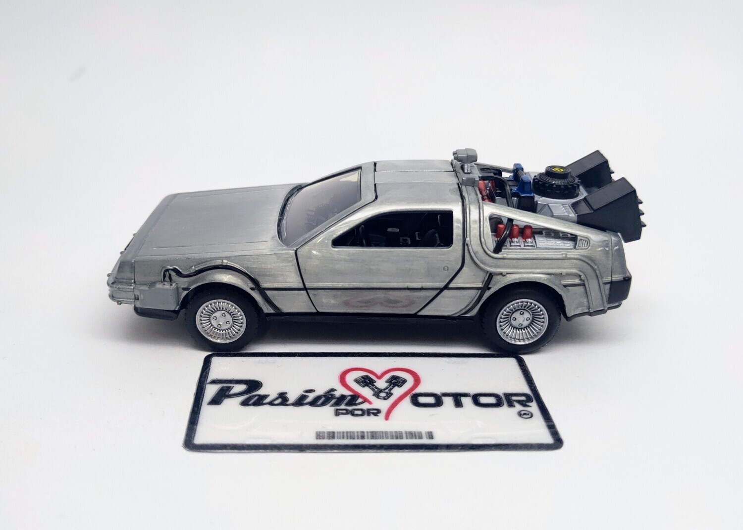 1:32 / 5 Pulgadas DMC DeLorean Coupe Time Machine Volver al Futuro Back To The Future
 1981 Acero Jada Toys Hollywood Rides