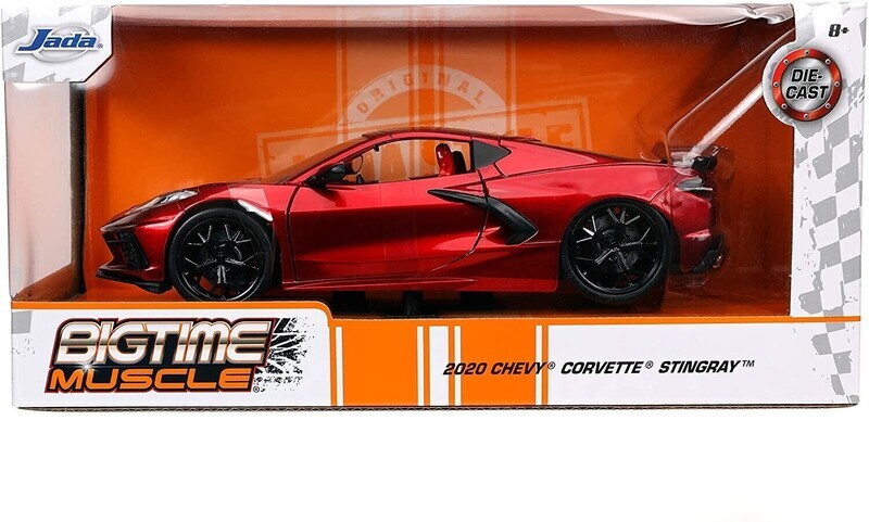 1:24 Chevrolet Corvette Stingray Coupe 2020 Rojo Candy JADA TOYS