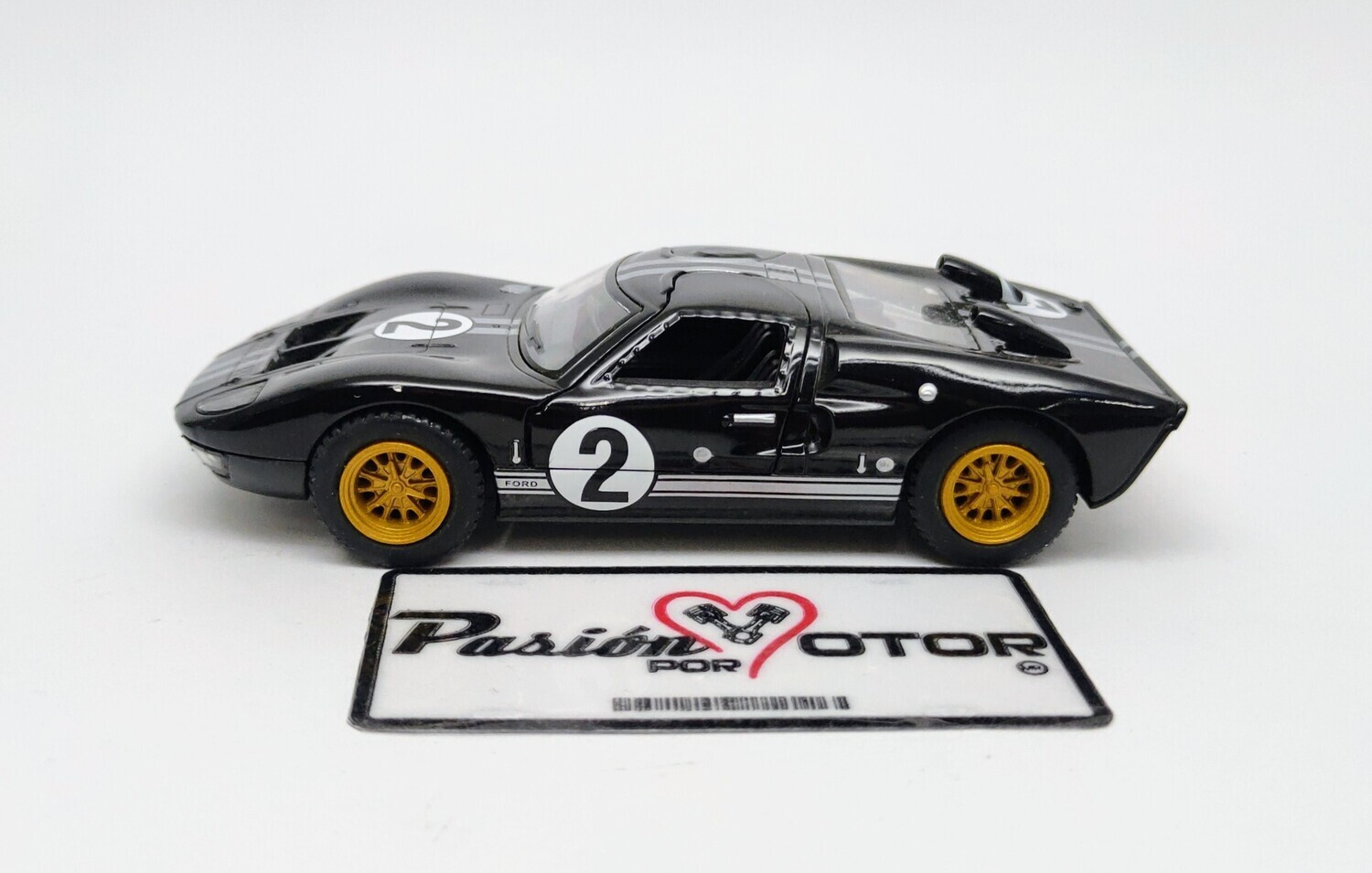 1:32  / 5 Pulgadas Ford GT40 MKII Coupe 1966 Kinsmart  Display a Granel