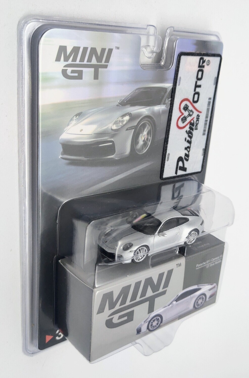 1:64 Porsche 911 (992) Carrera 4S True Scale Miniature Mini GT