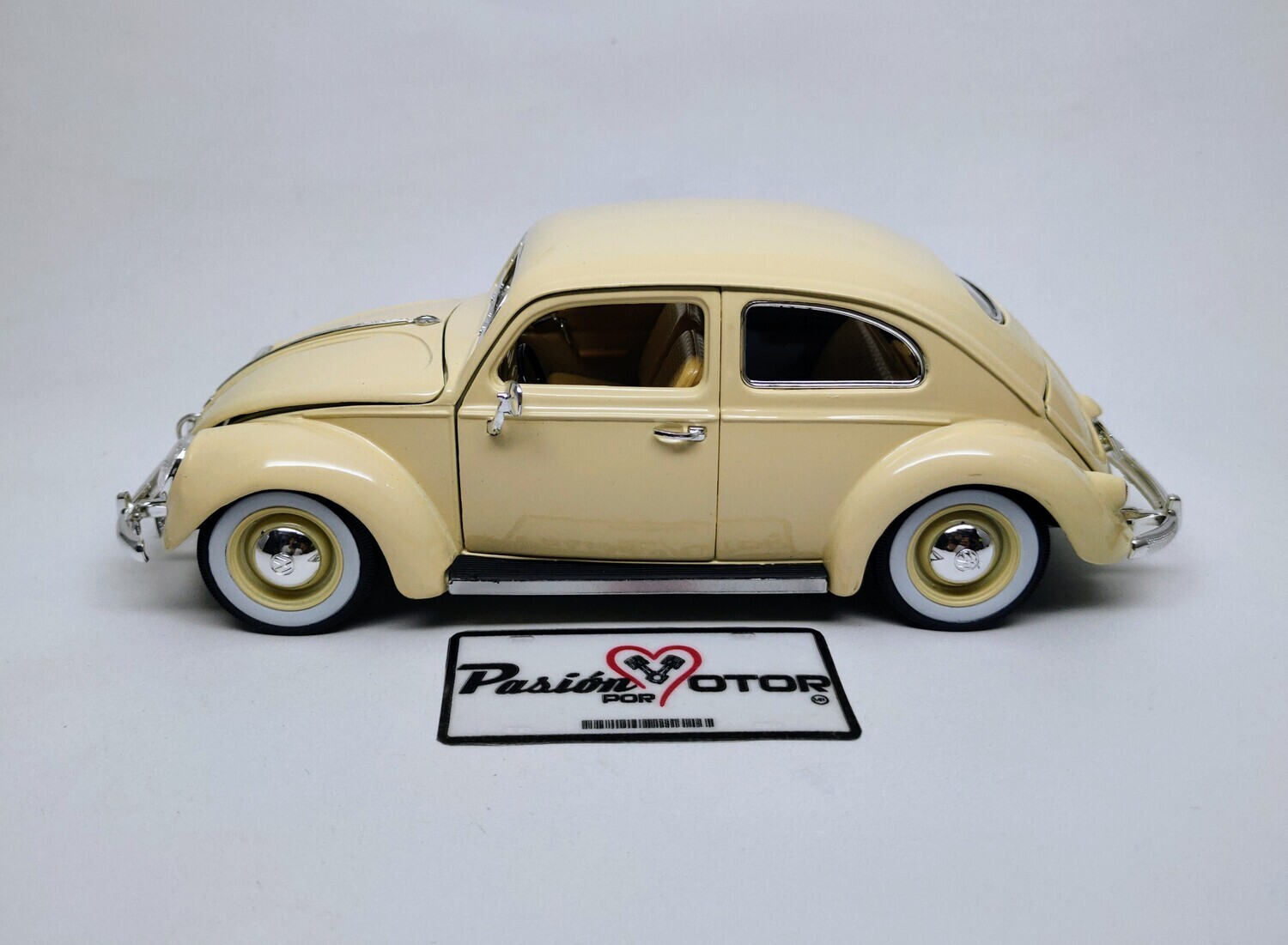 1:18 Volkswagen Beetle Kafer 1955 Oval Window Bburago Vocho