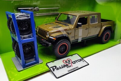 1:24 Jeep Gladiator Pick Up 2020 Verde JADA TOYS Just Trucks C Rines Extra 02915