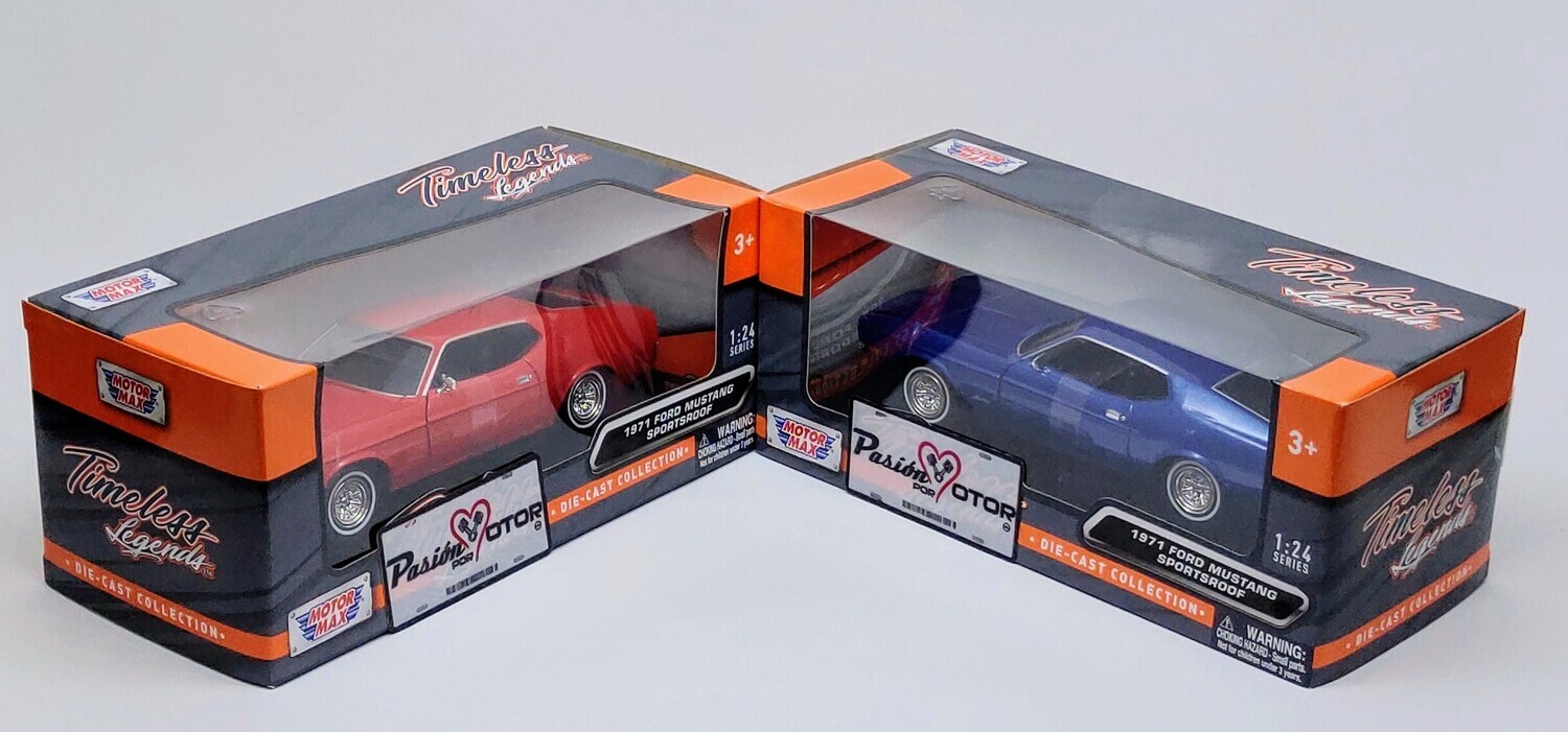 1:24 Ford Mustang Coupe Fastback 1971 Motor Max Mach