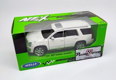 1:27 Cadillac Escalade SUV 2017 Blanco WELLY Nex Models 1:24 02807