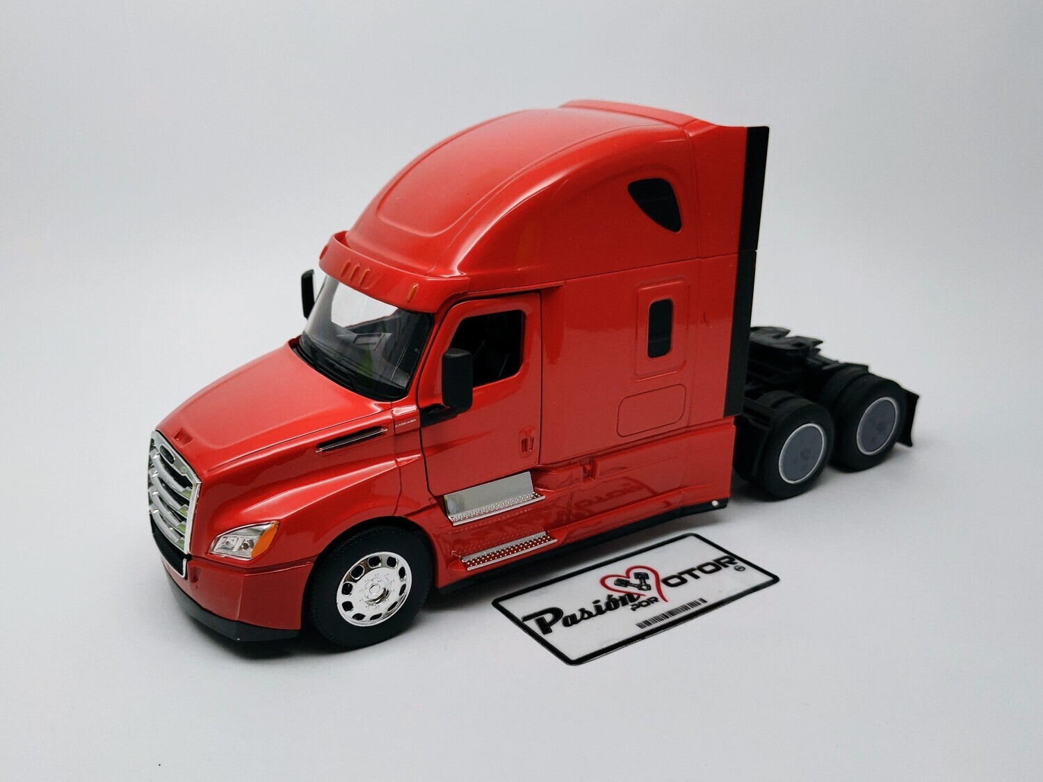 1:32 Freightliner Cascadia Tractocamion 2018 Cabina Rojo WELLY Transporter En Display a Granel 03275
