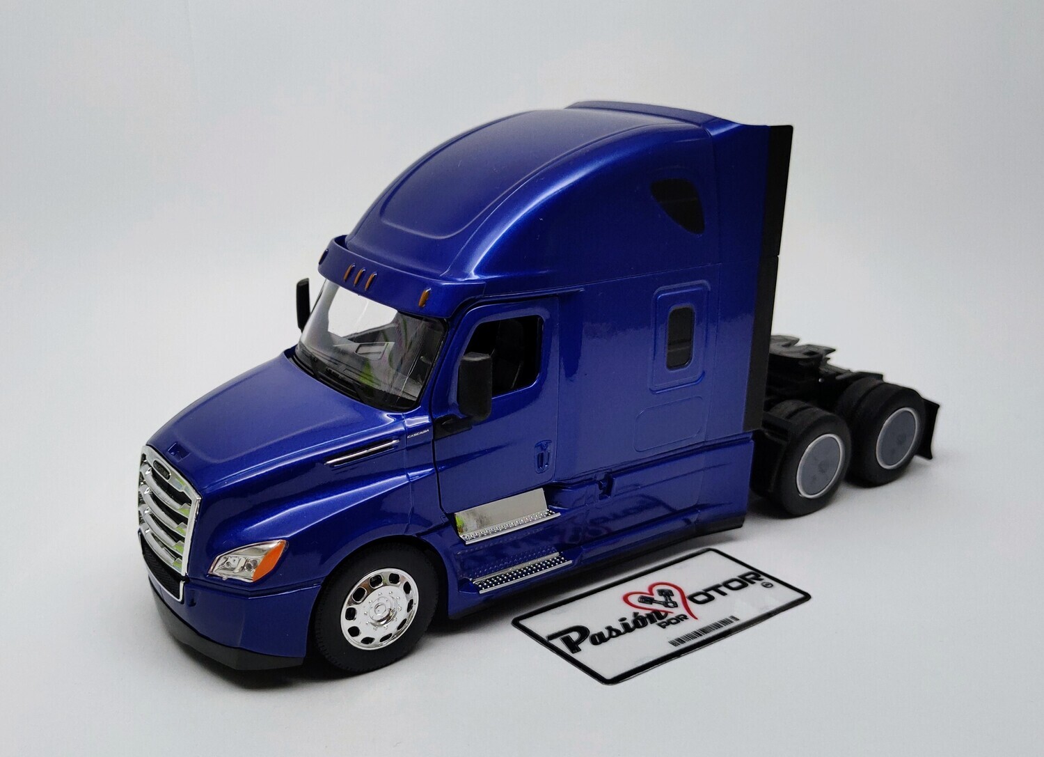 1:32 Freightliner Cascadia Tractocamion 2018 Cabina Azul WELLY Transporter Display a Granel 03391