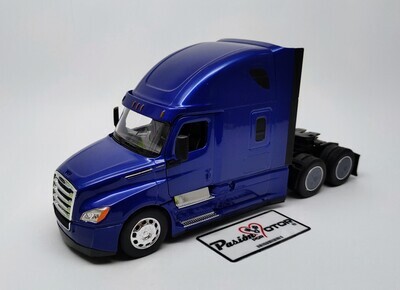 1:32 Freightliner Cascadia Tractocamion 2018 Cabina Azul WELLY Transporter Display a Granel 03391