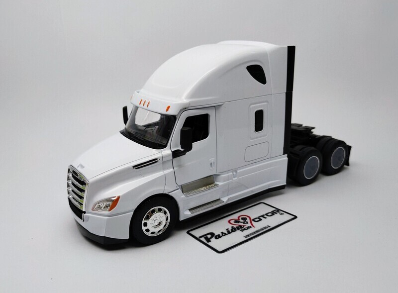 1:32 Freightliner Cascadia Tractocamion 2018 Cabina Blanco WELLY Transporter Display a Granel