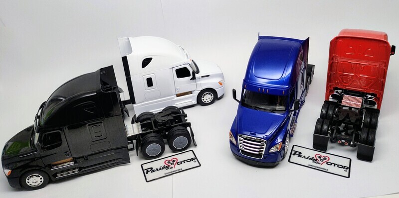 1:32 Freightliner Cascadia Tractocamion 2018 Cabina Welly Transporter