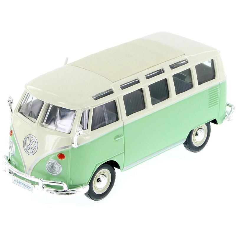 1:25 Volkswagen Van Samba 1965 Verde y Crema MAISTO Special Edition 1:24 Combi 04140