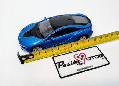 5 Pulgadas / 1:36 BMW i8 Coupe 2018 Azul KINSMART En Display a Granel 1:32 01171