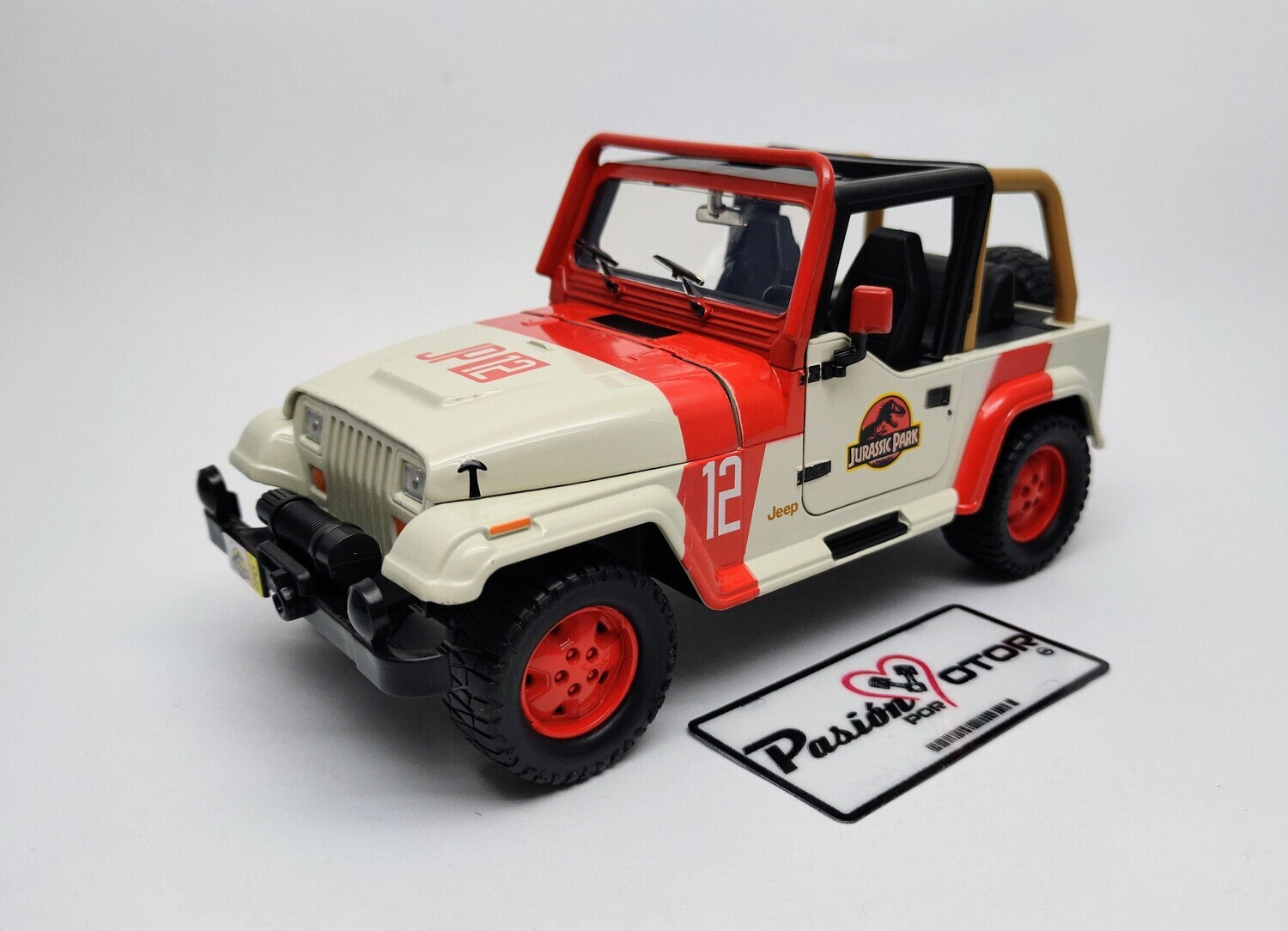 1:24 Jeep Wrangler 1992 Wrangler Staff Jurassic Park JADA TOYS 01523