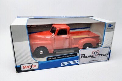 1:25 Chevrolet 3100 Pick Up 1950 Naranja MAISTO Special Edition 1:24 00126