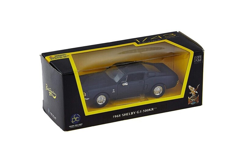 1:43 Shelby GT-500KR Coupe 1968 Negro Mate LUCKY DIE CAST Road Signature Collection Mustang 00814 1:43 Shelby GT-500KR Coupe 1968 Negro Mate LUCKY DIE CAST Road Signature Collection Mustang 00814